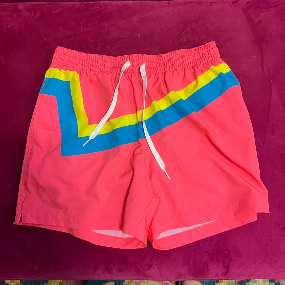 Chubbies medium swim trunks. Worn once. 5.5 inch inseam